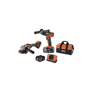 Aeg Jp18a2-502b 18v Akülü Set Bsb18c3bl+bews18-125blx- 4935480951