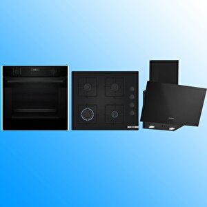 Si̇yah 3'lü Ankastre Set ( Hua717ba0t-pop6c6p30o-dwk63pj60t )