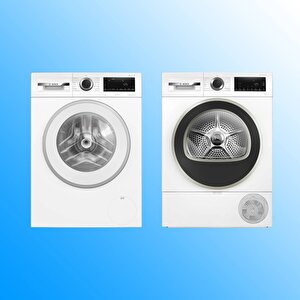 2'li̇ Set Wga142x2tr 9 Kg Çamaşir Maki̇nesi̇-wqa24201tr 9 Kg Kurutma Maki̇nesi̇