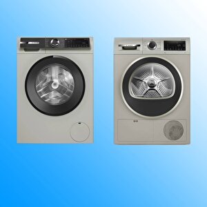 2'li̇ Set Wgk252zxtr 10 Kg Çamaşir Maki̇nesi̇-wqg2410ttr 9 Kg Kurutma Maki̇nesi̇