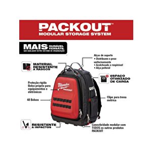 Milwaukee Packout Takım Sırt Çantası Göğüs Askısı Polimer Taban - 4932471131
