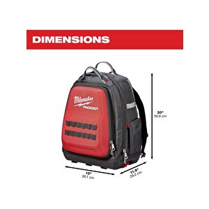 Milwaukee Packout Takım Sırt Çantası Göğüs Askısı Polimer Taban - 4932471131