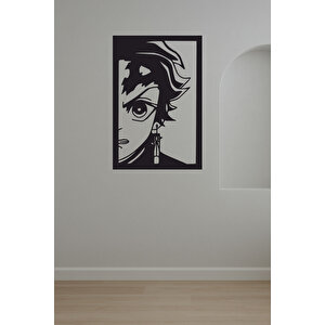 Kamado Tanjiro Demon Slayer Anime Ahşap Mdf Duvar Dekor