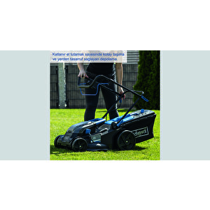 Scheppach Bc-mp430 2x4 Ah Akülü Çim Biçme Makinesi - 5911415400