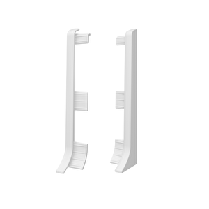Linela Pvc Süpürgelik  Beyaz - Lnl401 Bitiş Kapağı Aksesuarı (1 Paket - 2 Adet)