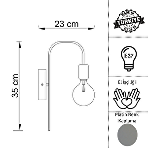 Curve Aplik-platin
