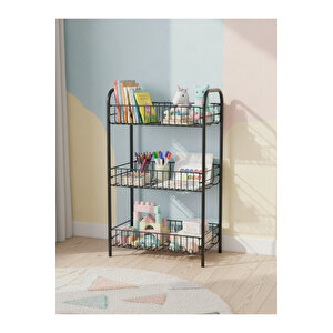 Metal Çocuk Kitaplık - Organizer - Dekoratif Ve Şık Kitaplık Modeli - Kitap Düzenleyici