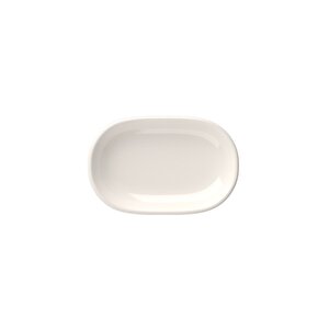 Tabak Evi Porselen Magnus Oval Kayık Tabak 13,50x8,50x2,50cm 4 Lü