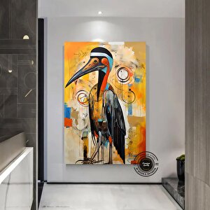 Pelikan Duvar Sanatı; Pelikan Duvar Dekoru; Pelikan Posteri; Pelikan Hediyesi; Pelikan Severler; Pel 60x120 cm