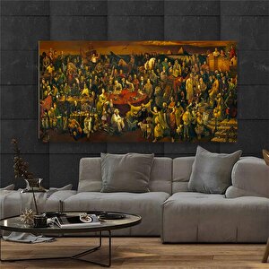 Dante Ile İlahi Komedya Kanvas; Ünlü Posterler 75x150 cm