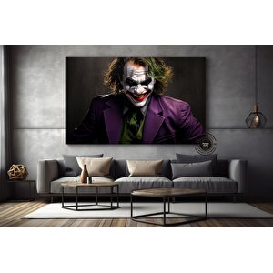Joker Kanvas Baskısı, Joker Duvar Sanatı, Joker Portre Duvar Sanatı, Joker Baskısı, Joker Posteri