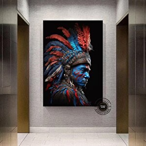 Yerli Savaşçı Kanvas Tablosu 60x120 cm