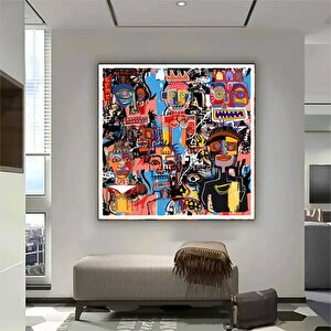 Grafiti Duvar Sanatı, Modern Duvar Dekoru, Ofis Duvar Sanatı, Kanvas Üzerindeki Tablolar 70x70 cm