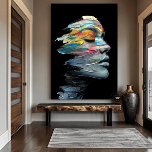 Soyut Kadın Portresi; Modern Duvar Sanatı