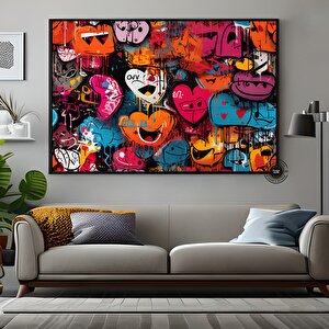 Graffiti Urban Sanatı; Çerçeveli Duvar Dekoru