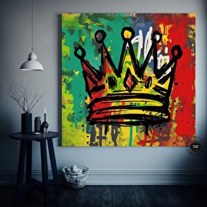 Taç Grafiti Sanatı – Kral Taç Dijital Tablosu