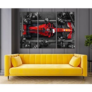Charles Leclerc F1 Kanvas Tablo | Ferrari Hediye | Pit Stop Sanatı 60x90 cm