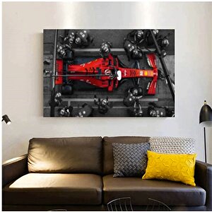 Charles Leclerc F1 Kanvas Tablo | Ferrari Hediye | Pit Stop Sanatı