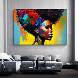 Modern Afro-amerikan Kadın Graffiti Duvar Sanatı; Kadın Graffiti Dekoru