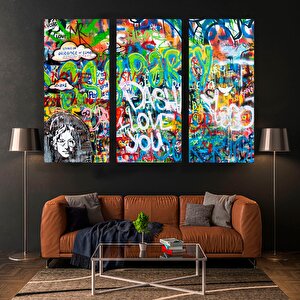 Urban Graffiti Kanvas Sanatı; Büyük Pop Art Dekor; Arkadaşa Hediye; Büyük Baskı