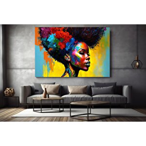 Modern Afro-amerikan Kadın Graffiti Duvar Sanatı; Kadın Graffiti Dekoru