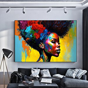 Modern Afro-amerikan Kadın Graffiti Duvar Sanatı; Kadın Graffiti Dekoru