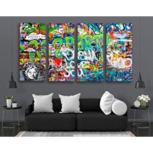 Urban Graffiti Kanvas Sanatı; Büyük Pop Art Dekor; Arkadaşa Hediye; Büyük Baskı