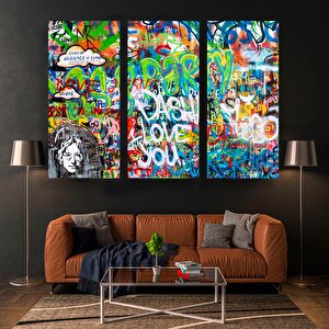 Urban Graffiti Kanvas Sanatı; Büyük Pop Art Dekor; Arkadaşa Hediye; Büyük Baskı