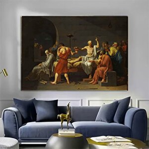 Jacques-louis David, Sokrates’in Ölümü, 1787 | Sanat Baskısı | Kanvas Baskı | Asmaya Hazır Kanvas