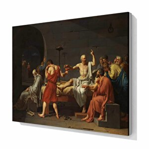 Jacques-louis David, Sokrates’in Ölümü, 1787 | Sanat Baskısı | Kanvas Baskı | Asmaya Hazır Kanvas