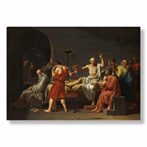 Jacques-louis David, Sokrates’in Ölümü, 1787 | Sanat Baskısı | Kanvas Baskı | Asmaya Hazır Kanvas