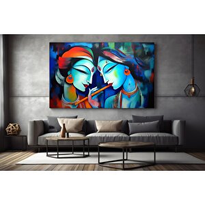 Radha Krishna Kanvas Tablosu; Geleneksel Hint Sanatı