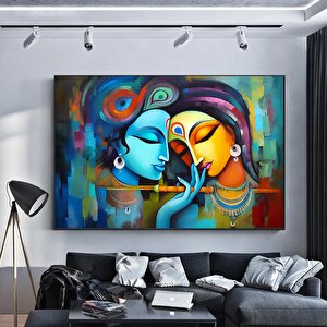 Radha Krishna Kanvas Tablo 100x150 cm