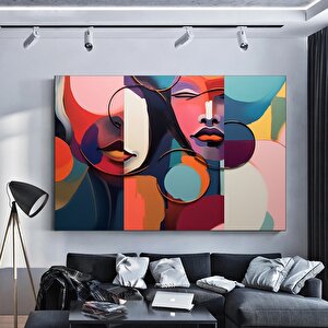 Kadın Soyut Sanatı; Dijital Baskı 60x90 cm