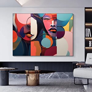 Kadın Soyut Sanatı; Dijital Baskı 50x70 cm