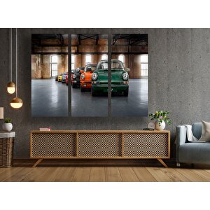 Porsche Garaj Duvar Sanatı; Porsche 911 Kanvas Baskısı 120x180 cm