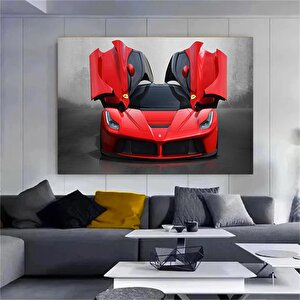 Ferrari Süpercar Kanvas Baskı 80x120 cm