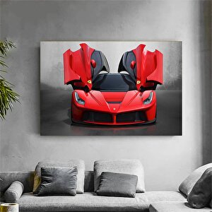 Ferrari Süpercar Kanvas Baskı 80x120 cm