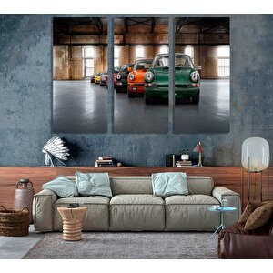 Porsche Garaj Duvar Sanatı; Porsche 911 Kanvas Baskısı