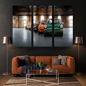 Porsche Garaj Duvar Sanatı; Porsche 911 Kanvas Baskısı