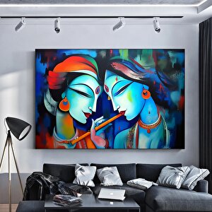 Radha Krishna Kanvas Tablosu; Geleneksel Hint Sanatı