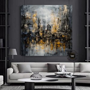 Dev Boy Duvar Sanatı • Soyut Resim • Minimalist 50x50 cm