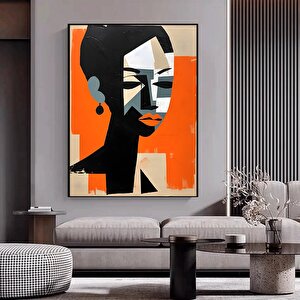 Kadın Soyut Sanatı – Picasso Tarzı Poster; Duvar Dekoru 40x60 cm