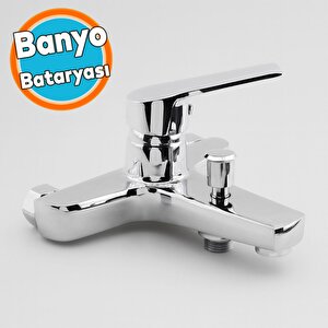 Banyo Bataryası Duvar Tipli Lavabo Mutfak Duş Musluğu Lüks Batarya Sıcak Soğuk Çift Su Girişli