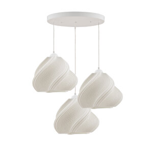 Leaf 3'lü Beyaz Modern Pinterest Tarzı Sarkıt Avize