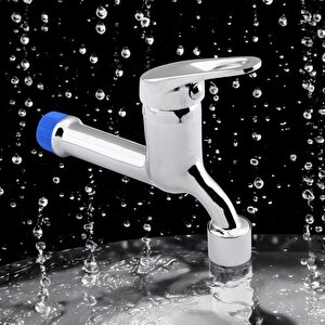Aç Kapa Musluk Lavabo Banyo Mutfak Musluğu Bahçe Çeşmesi Klasik Uzun Musluk Tek Çıkışlı Batarya