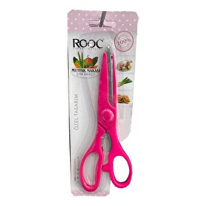 9110 Çok Amaçlı Mutfak Makası - 25 Cm. - Pembe