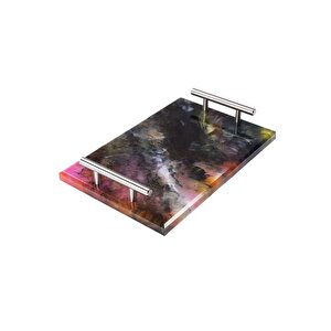 Ultra Şeffaf Reçine 1,5 Kg Epoxy Sedefli Pigment 10 Renk 20 Ml Hobi Sanat Tepsi Magnet Ahşap Için