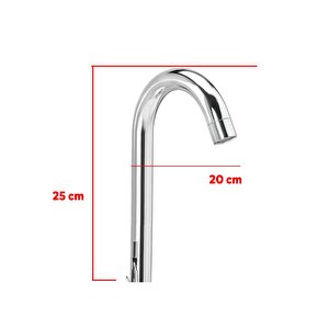 Lavabo Mutfak Musluk Batarya Kuğu Metal Lüks Uzun Evye Borusu Krom Su 360° Dönen Kaliteli Dayanıklı