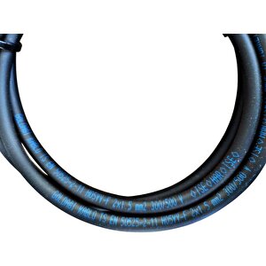 Araç Çakmak Uzatma Kablosu 12-24 Volt 16 Amper 2 X1,5 Mm Ttr Bakır 10 Metre-siyah